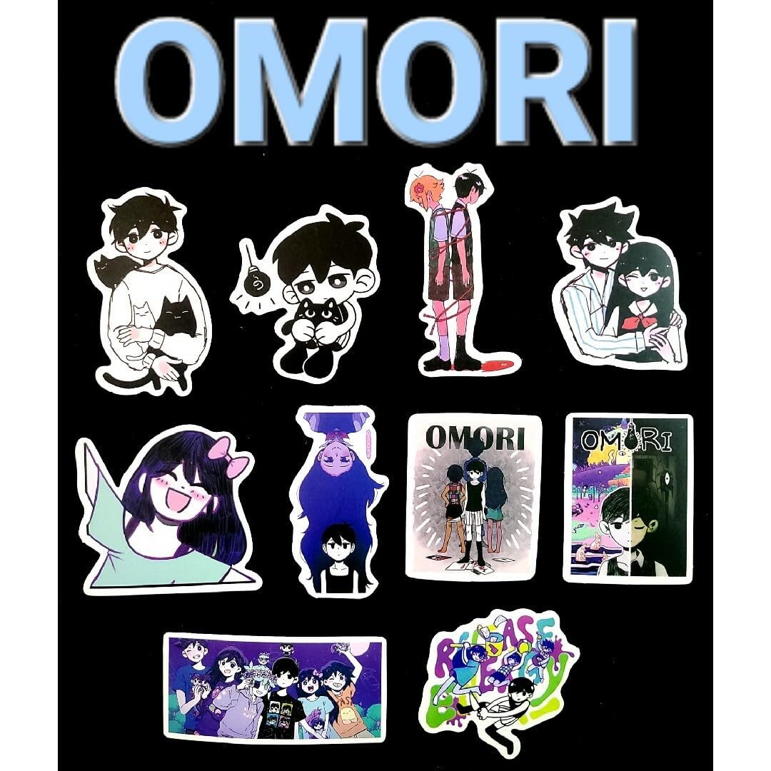 Amazon.co.jp: No725 10枚セット OMORI オモリ おもり 防水 ステッカー
